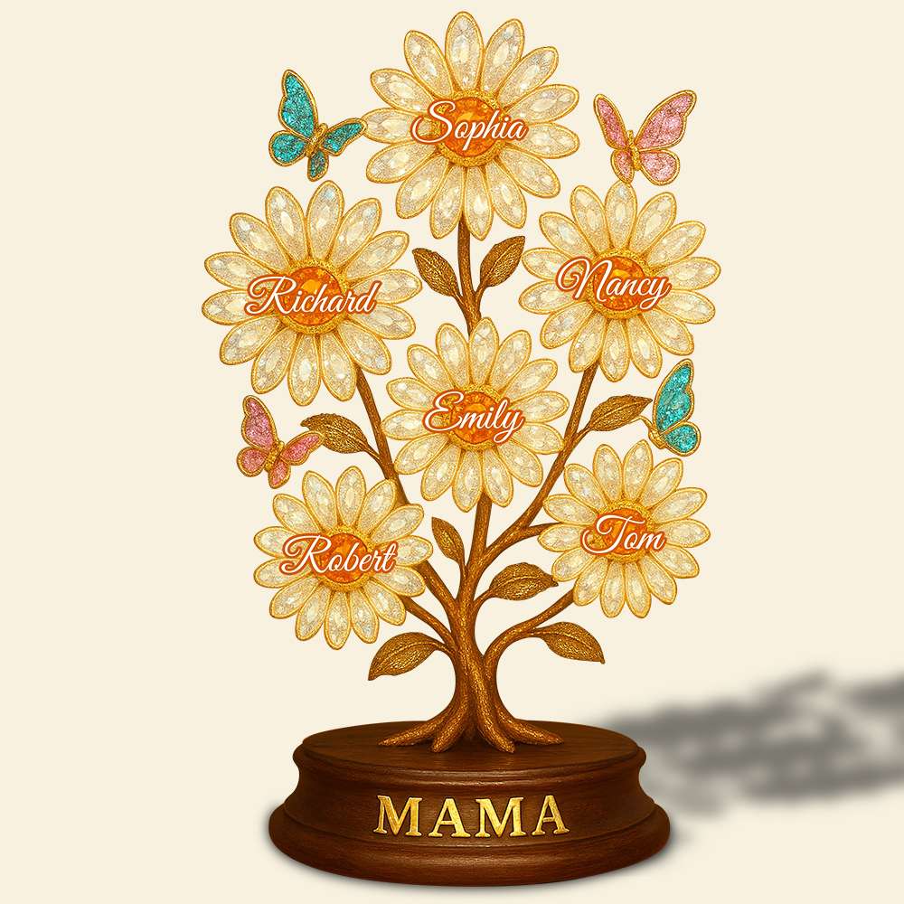 Flower Mama Acrylic Plaque Gifts For Mom 03Todt140425 - Image 3