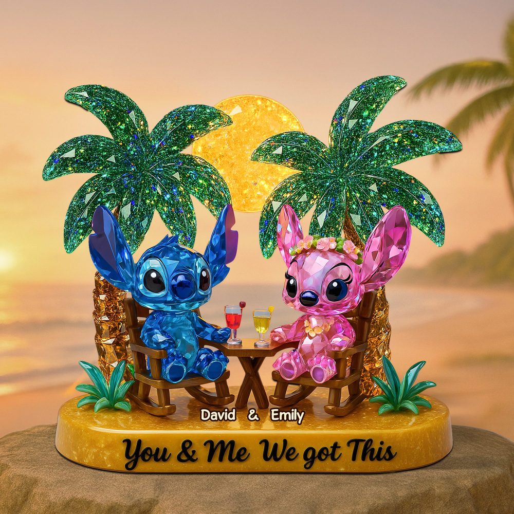 Beach Couple Acrylic Plaque - Personalized Gifts For Couple 05Topu040625 - Image 2