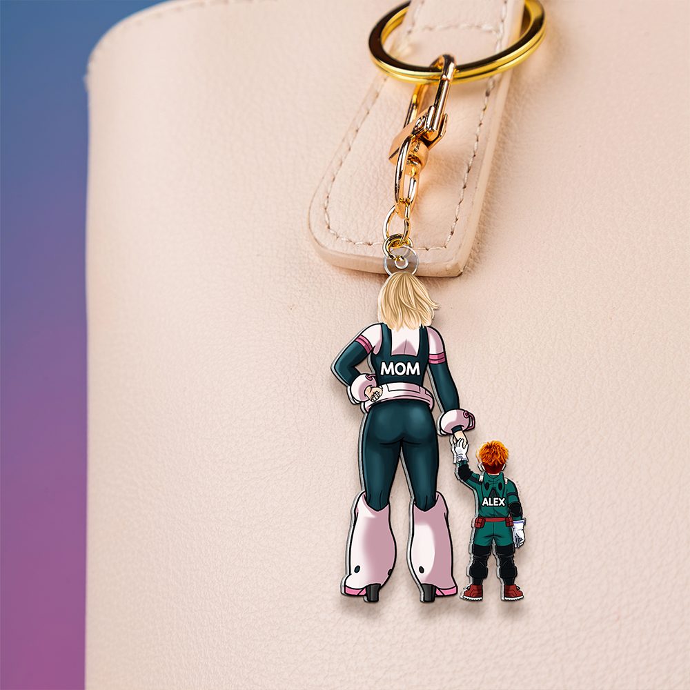 Personalized Gifts For Mom Keychain Anime Mom And Kids 03Qhhu200225Hh - Image 3