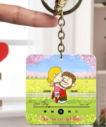 Personalized Gifts For Couples Acrylic Keychain Valentine 03Xqlu281124Hg