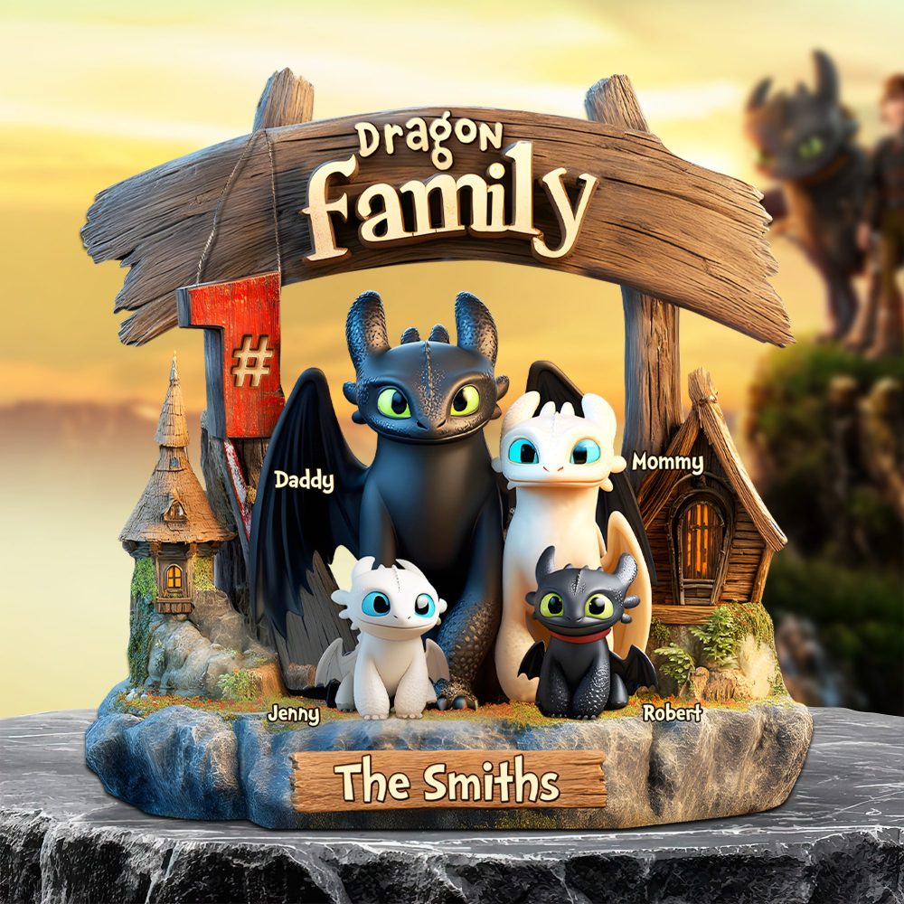 Family Acrylic Plaque - Personalized Gifts For Family 04Tgpu080525 - Image 3