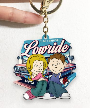 Personalized Gifts For Couple Keychain, Love Lowrider Car 01Qhdt040125Hg