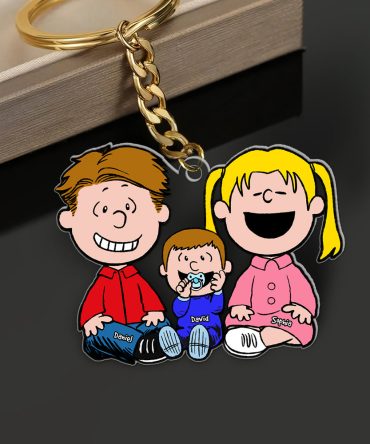 Personalized Gifts For Family Keychain 04Acqn241224