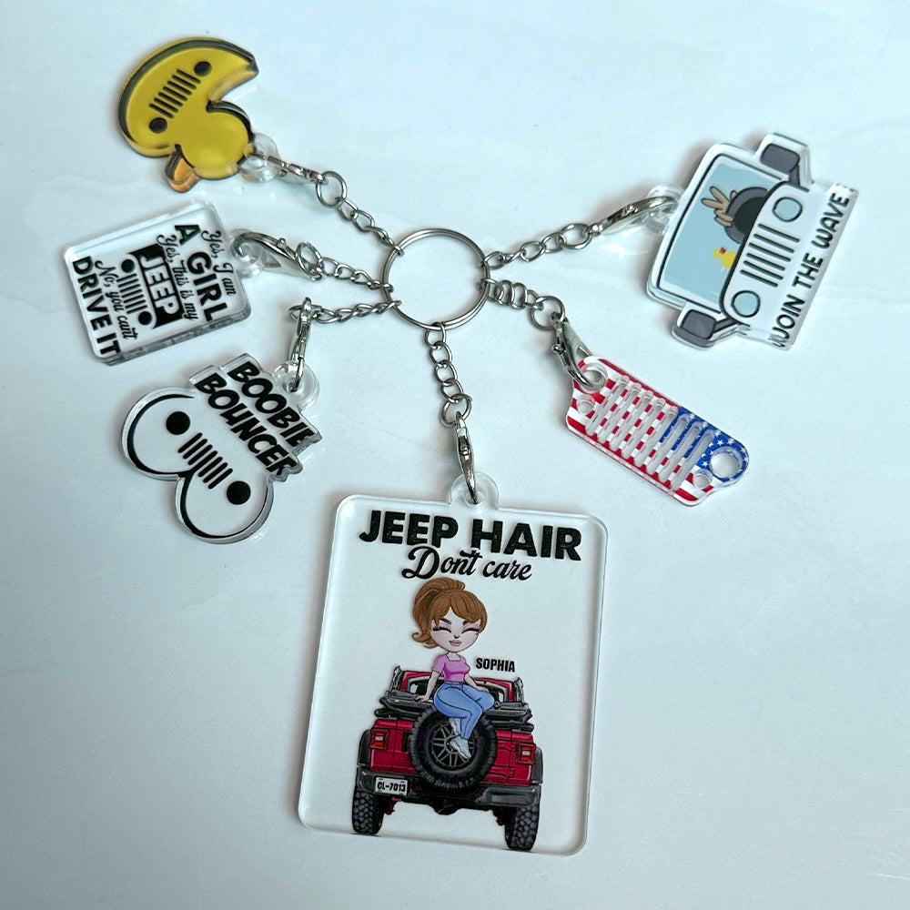 Personalized Gifts For Girl Keychain With Charms 02Hutn030624Hh