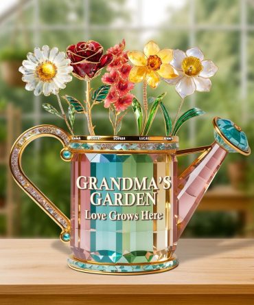 Grandma Birth Month Flowers Acrylic Plaque - Personalized Gifts For Grandma 04Tgtn040625