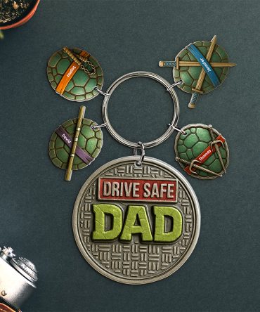 Drive Safe Dad Keychain - Personalized Christmas Gifts For Dad 04Naqn300425