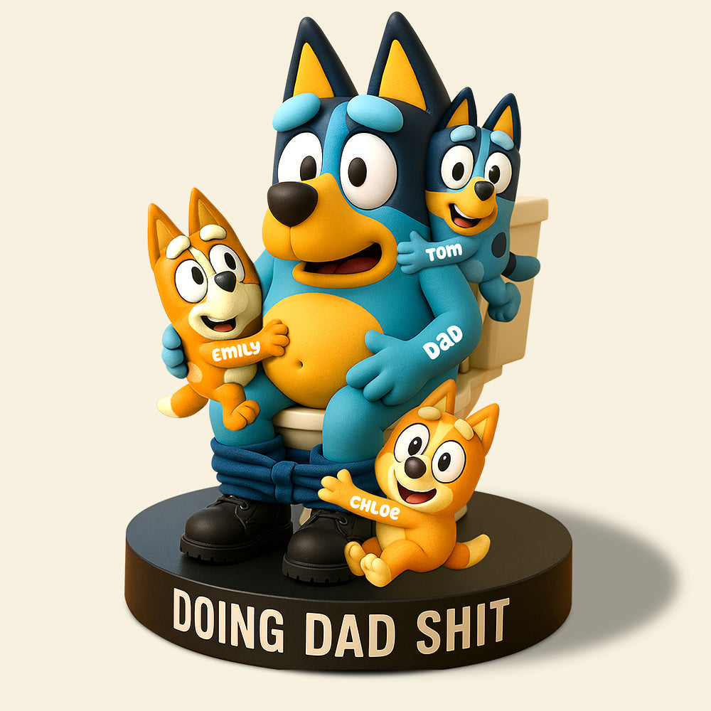Holiday Chaos With Dad Plaque – Custom Christmas Gifts For Dad 02Ohdt100525 - Image 3