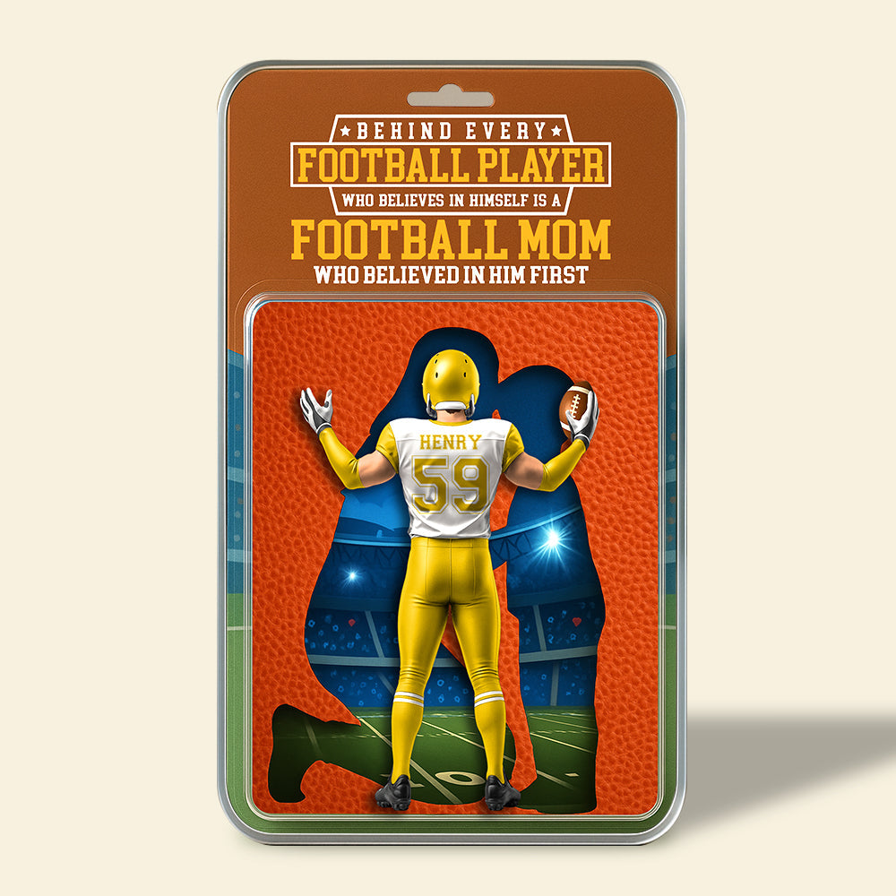 American Football Mom Acrylic Plaque - Personalized Gifts For Mother 012Ohdt280425 - Image 3