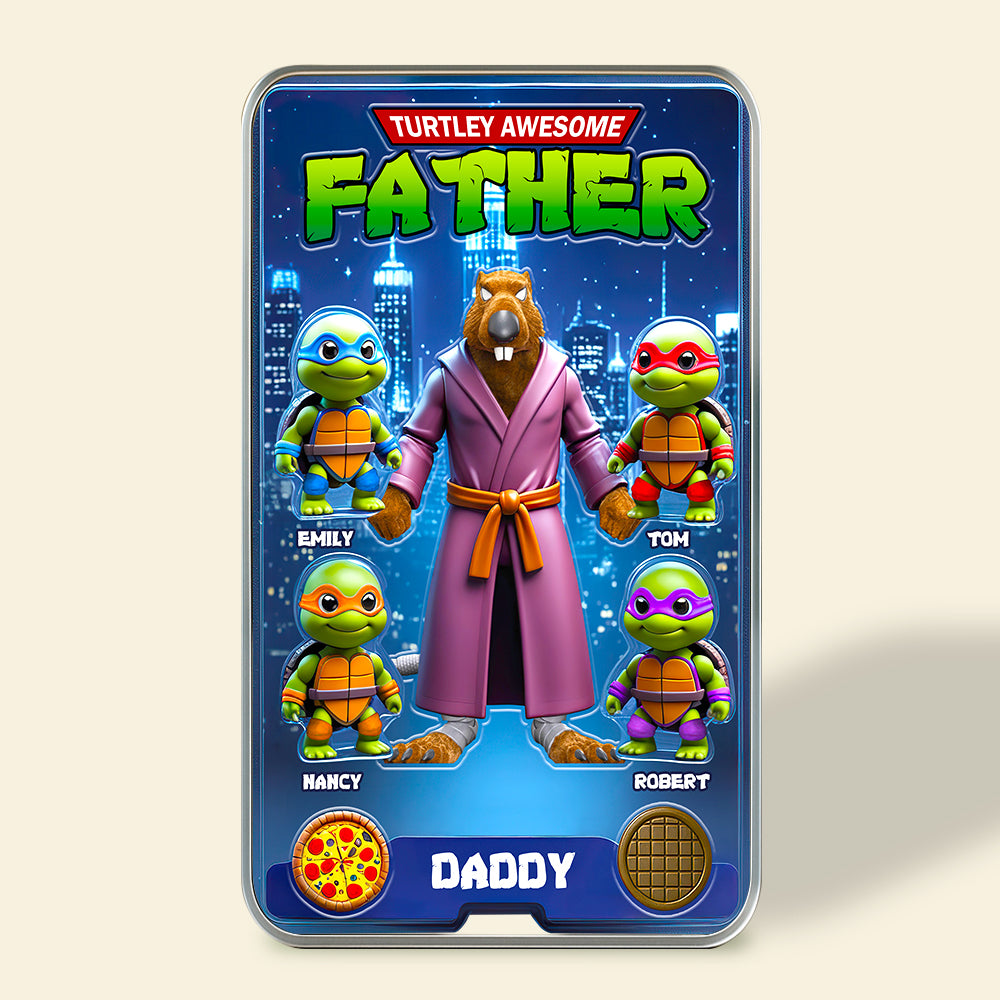 Turtle Daddy Acrylic Plaque Personalized Gifts For Dad 03Hudt290425 - Image 3