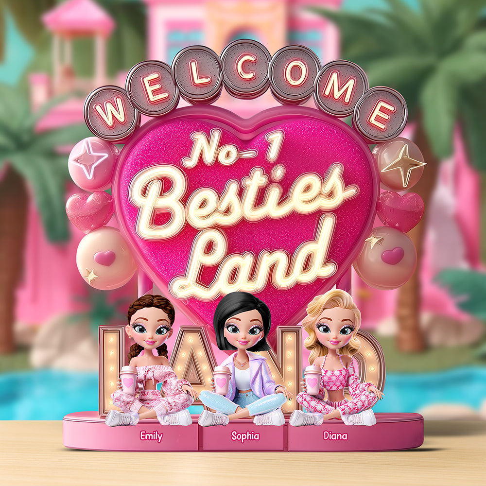 Doll Besties Plaque - Personalized Gifts For Besties 01Tgqn090625 - Image 4