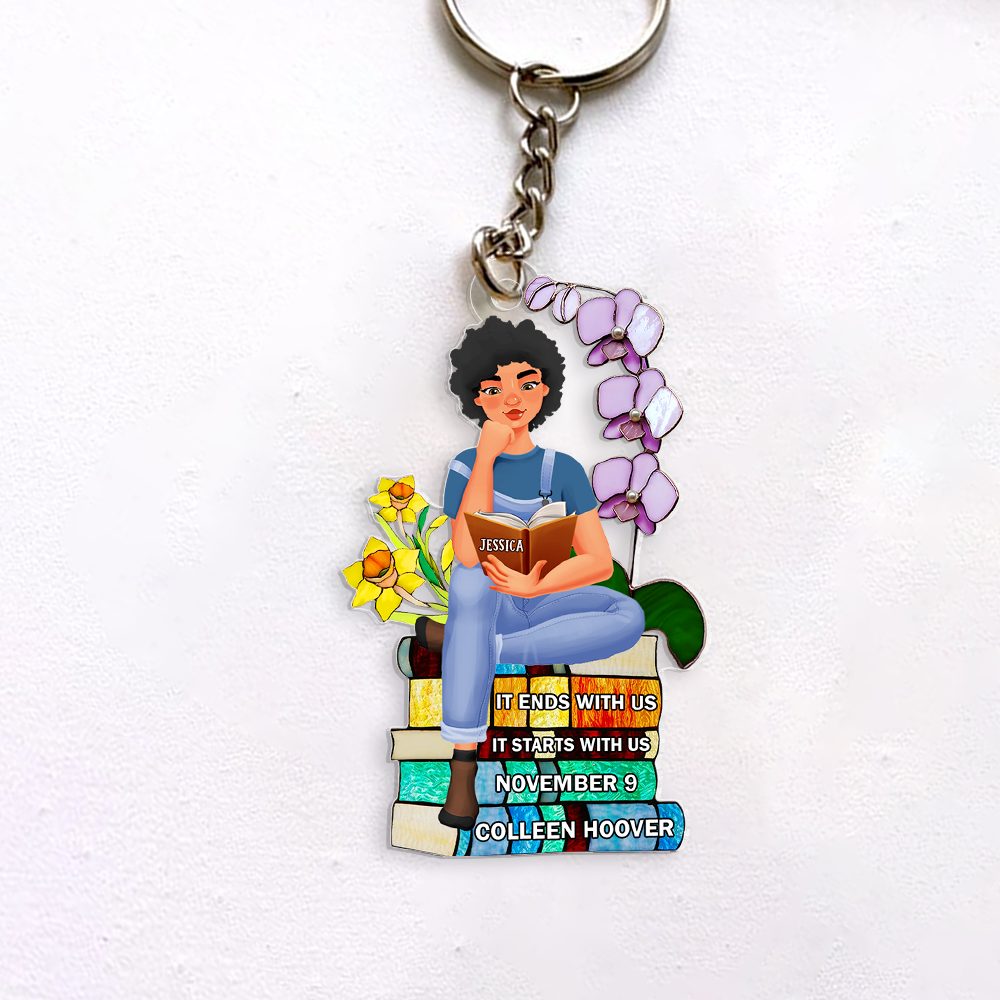 Personalized Gifts For Book Lover Keychain 01Hupu271224Pa - Image 3