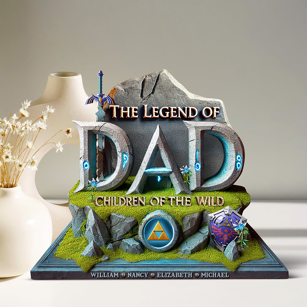 Legend Dad Acrylic Plaque Personalized Gifts For Dad 03Huqn190425 - Image 4