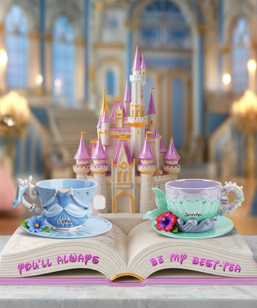 Best-Tea Castle Acrylic Plaque - Personalized Gifts For Best Friends 02Naqn030625