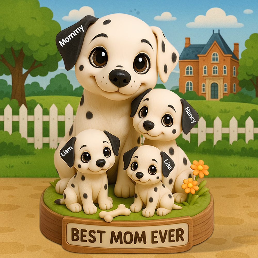 Dog Mom Plaque - Personalized Gifts For Mom 01Napu160425 - Image 3