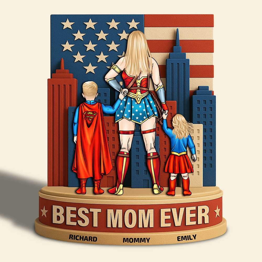 Personalized Gifts For Mom Acrylic Plaque Power Mom 05Nadt150425Pa - Image 3