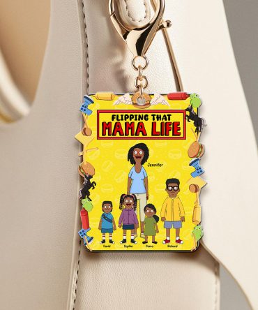 Personalized Gifts For Mom Keychain Flipping That Mama Life 02Toqn100325Hg