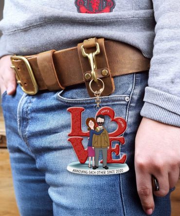 Personalized Gifts For Couple Keychain 02Ohmh060225Hg