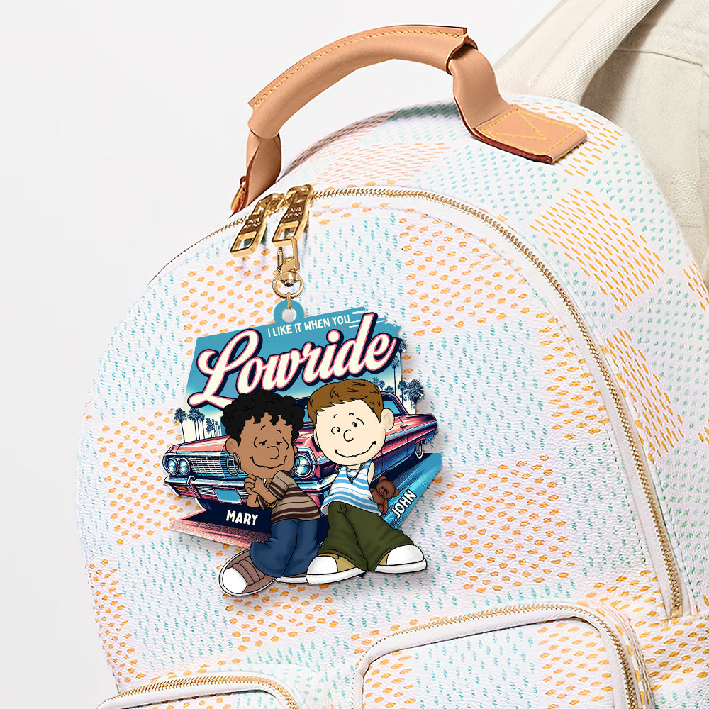 Personalized Gifts For Couple Keychain, Love Lowrider Car 01Qhdt040125Hg - Image 8