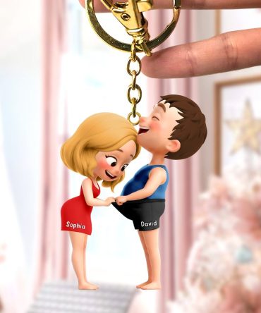 Cheeky Couple Keychain - Personalized Gifts For Couple 02Qhqn291025