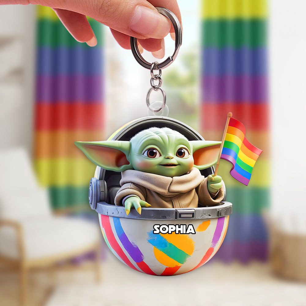 Galaxy Monster Lgbt Keychain - Personalized Gifts For Lgbt 04Hupu280525 - Image 3