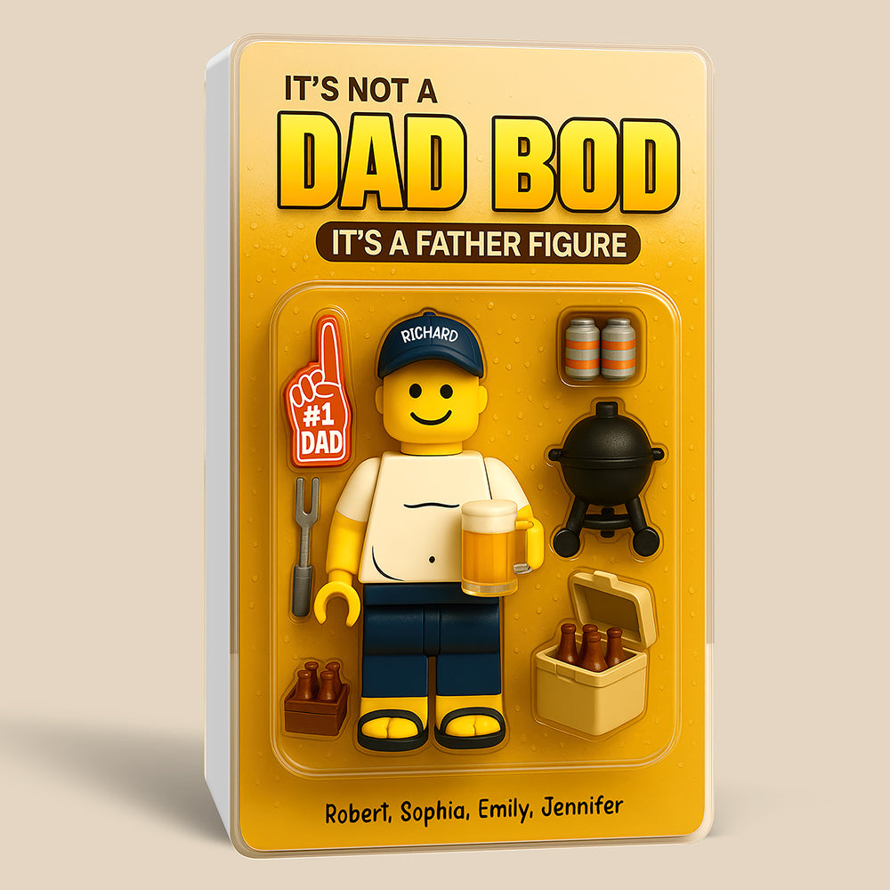 It'S A Father Figure Acrylic Plaque Personalized Gifts For Dad 05Naqn070525 - Image 4
