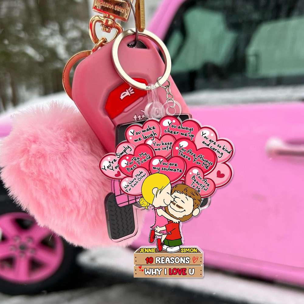 Personalized Gift For Couples Acrylic Keychain Reasons Why I Love You 05Tolu041224Hg - Image 3