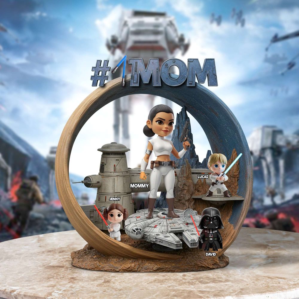 #1 Mom In The Universe – Personalized Christmas Gift For A Stellar Mommy 02Qhtn250425 - Image 2