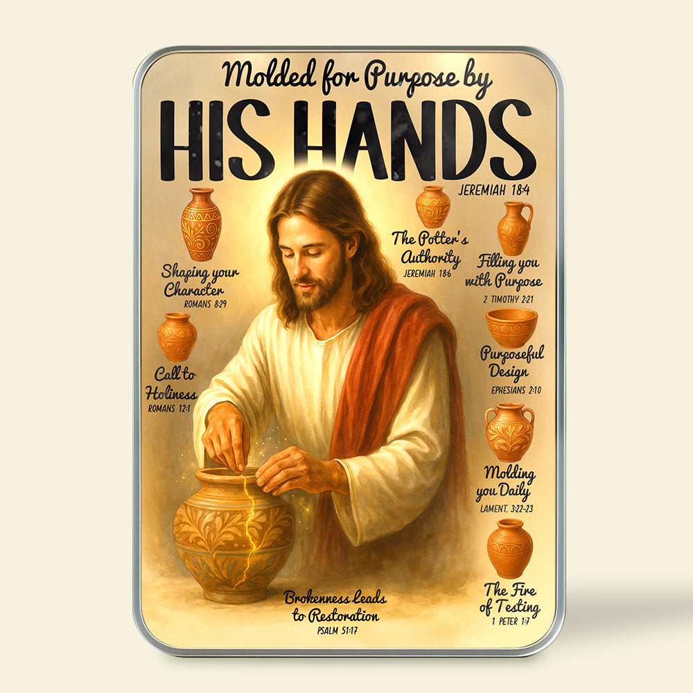 Crafted By Christ Acrylic Plaque Gifts For Christian 05Hudt060625 - Image 3
