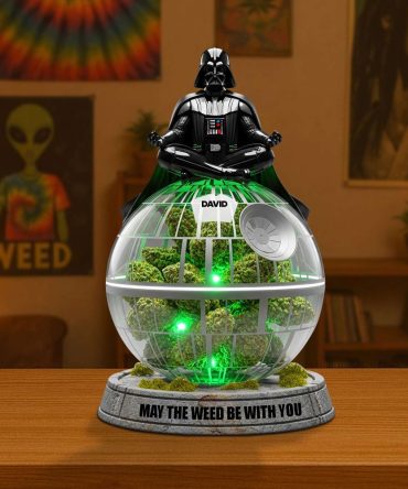 The Force Weed Acrylic Plaque - Personalized Gifts For Weed Lovers 02Totn160625