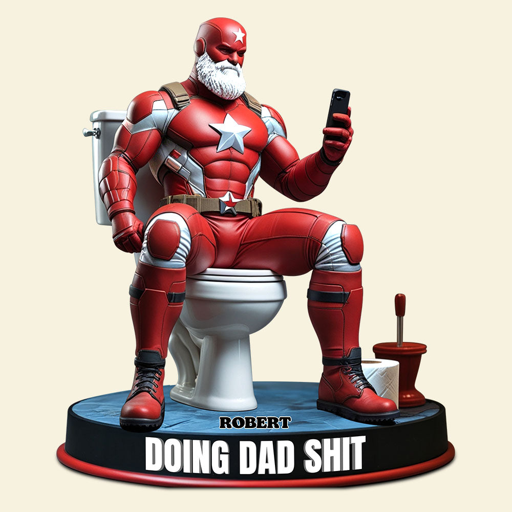 Doing Dad Sh*T Acrylic Plaque - Personalized Gifts For Dad 01Todt090525 - Image 3