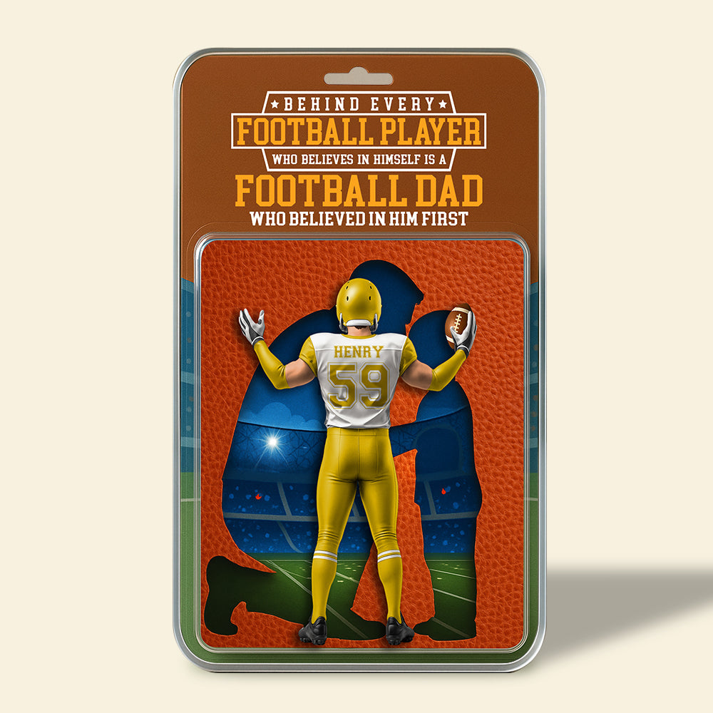 American Football Dad Acrylic Plaque - Personalized Gifts For Father 011Ohdt280425 - Image 3