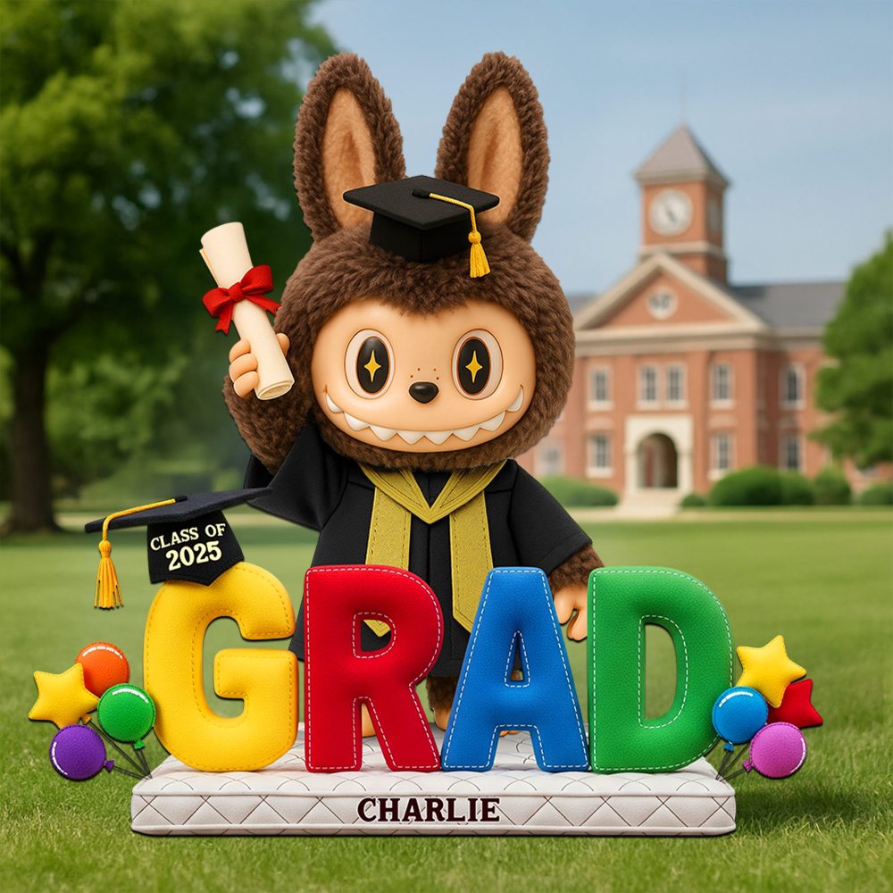 Graduation Doll Acrylic Plaque - Personalized Gifts For Graduate 02Napu190625 - Image 3