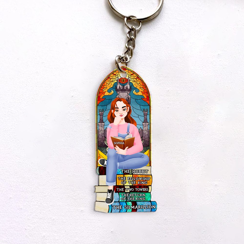 Personalized Gifts For Book Lover Keychain 02Hupu271224Pa - Image 3