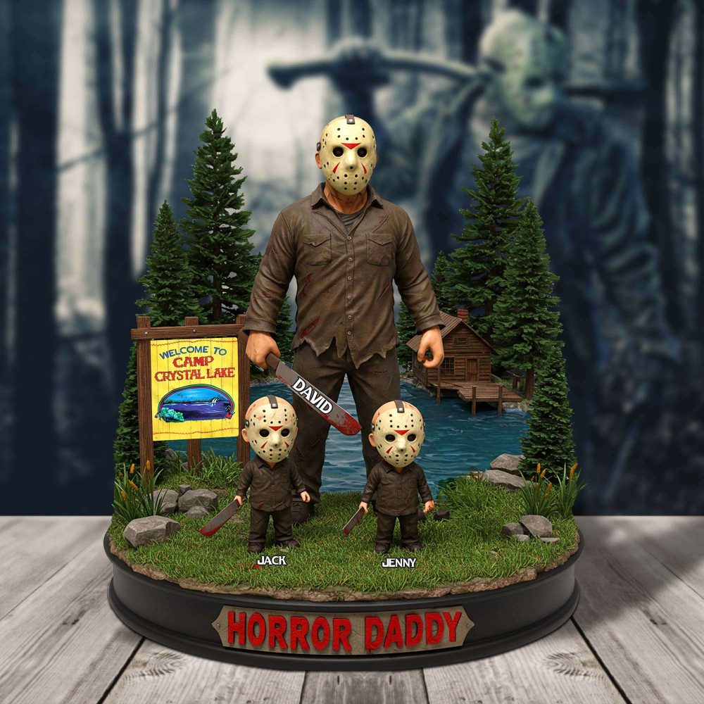 Christmas Horror Dad Acrylic Plaque - Personalized Gifts For Dad 03Qhtn050525 - Image 3