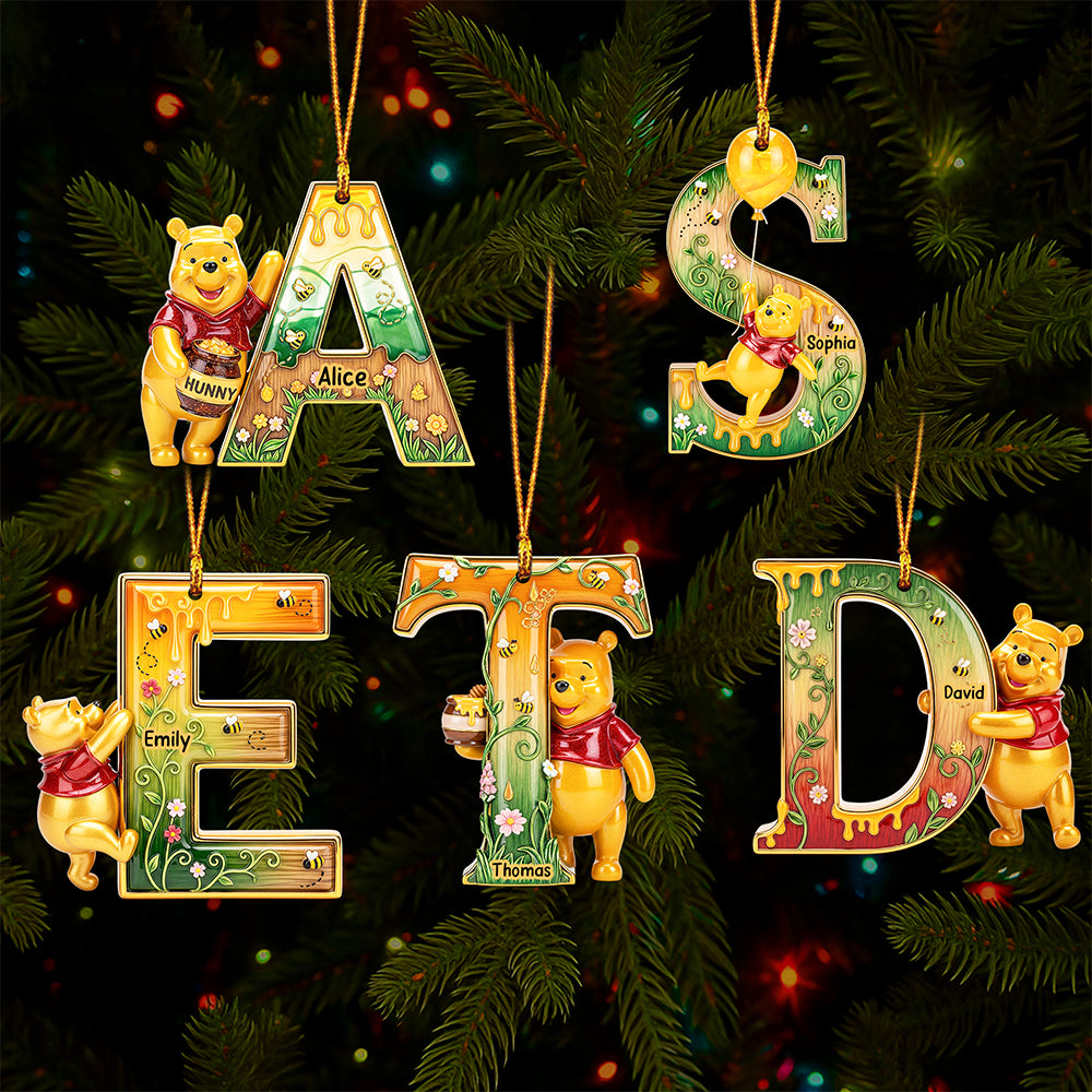Festive Letter Keychain – Custom Gift For Cartoon Fans 04Naqn300825