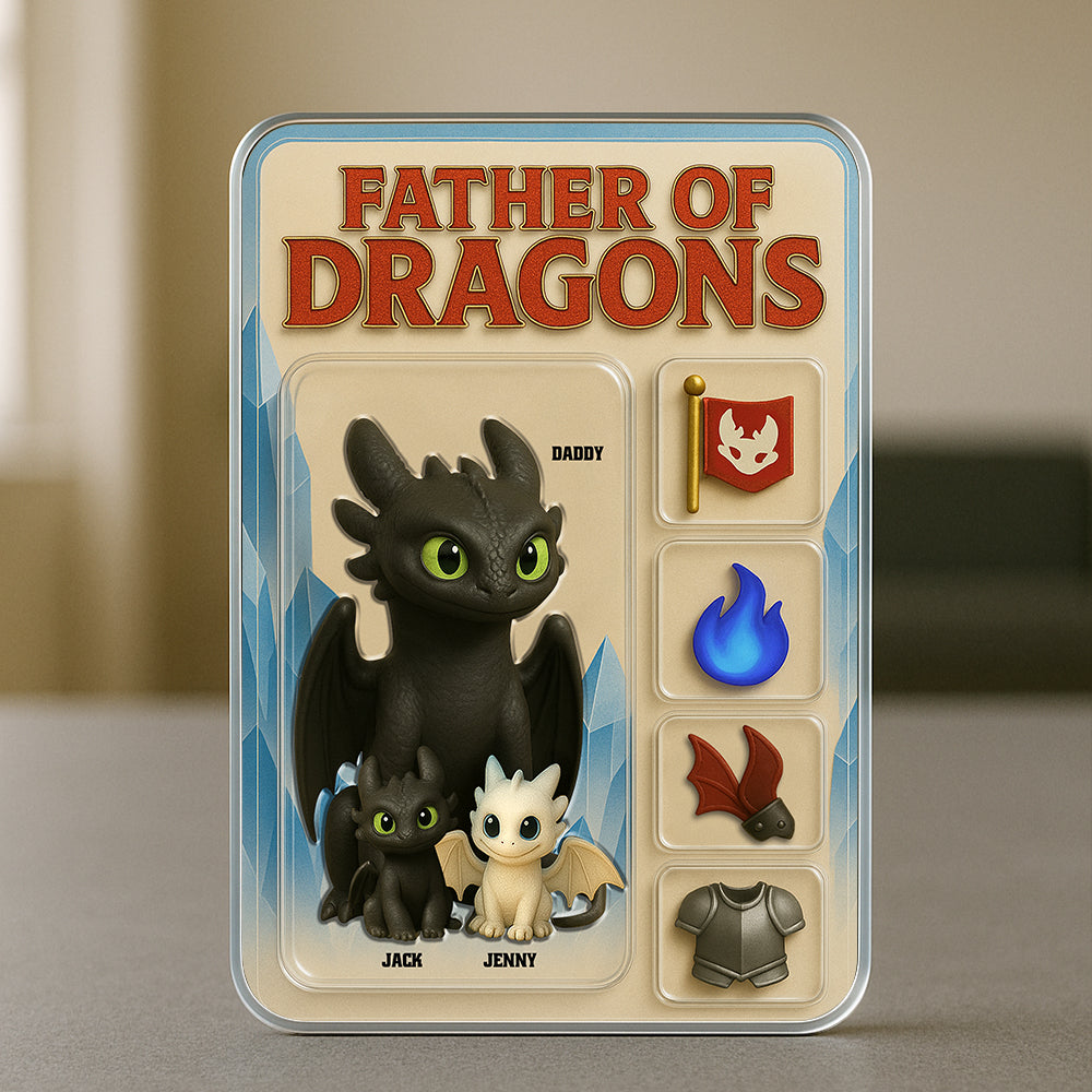Fire Dad Acrylic Plaque Personalized Gifts For Dad 01Tgtn280425 - Image 2