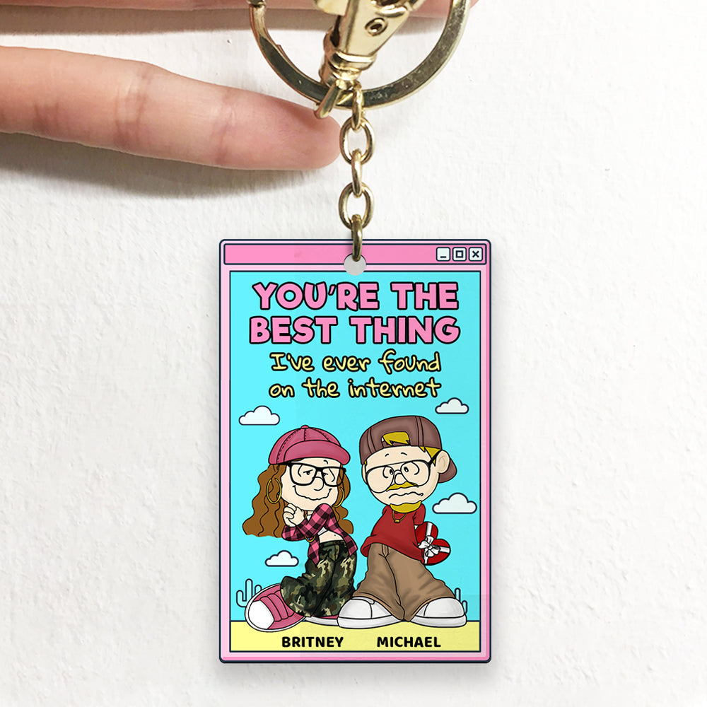 Personalized Gifts For Couple Keychain 02Todt090125Hg - Image 2