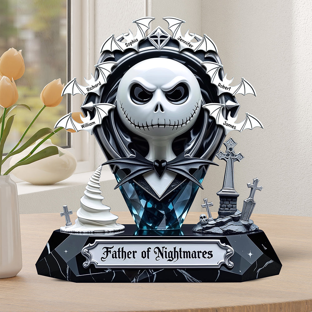 Father Of Nightmares Acrylic Plaque Personalized Gifts For Dad 03Tgqn030525 - Image 3