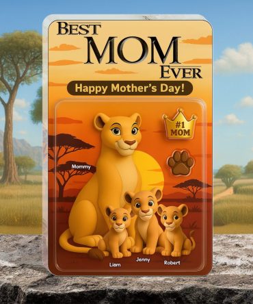 Best Lion Mom Ever Acrylic Plaque  - Personalized Gifts For Mother 02Napu280425