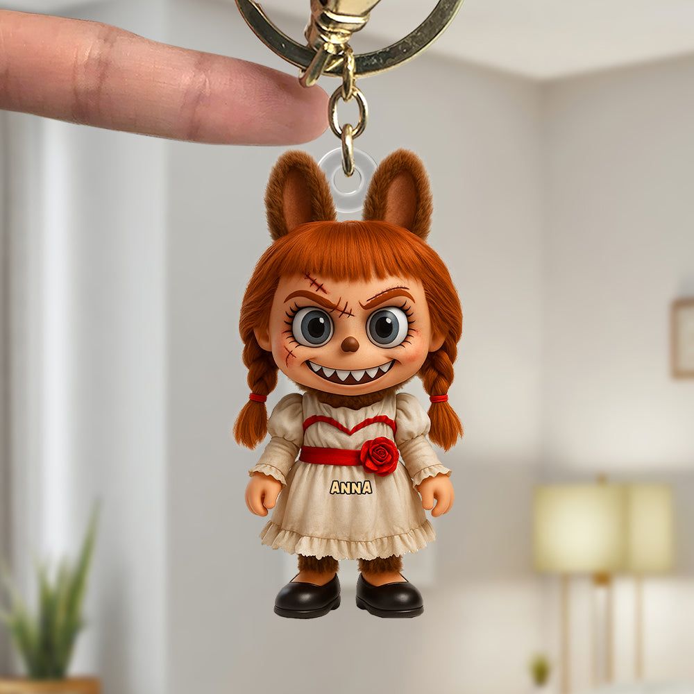 Iconic Monsters Personalized Gifts For Horror Movie Fans Keychain 01Natn020825 - Image 3