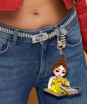 Personalized Gifts For Sewing Lover Keychain 01Qnqn200225