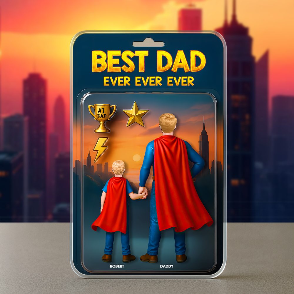 Super Dad Plaque - Personalized Gifts For Dad 01Hupu290425 - Image 3