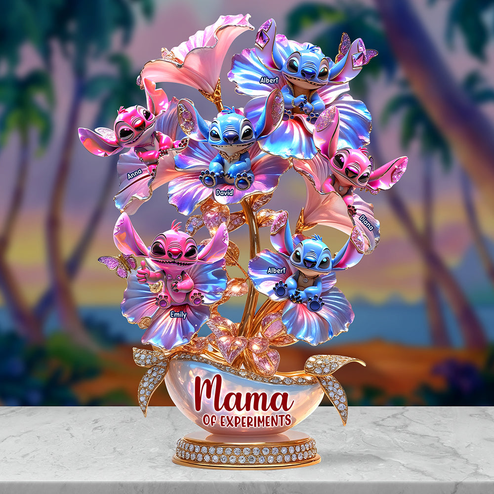 Mama Of Blue Aliens Acrylic Plaque - Personalized Gifts For Mother 01Tgqn240425