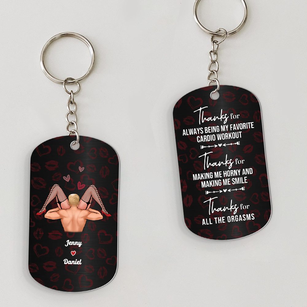 Personalized Gifts For Naughty Couple Keychain 01Ohpu050425 - Image 3