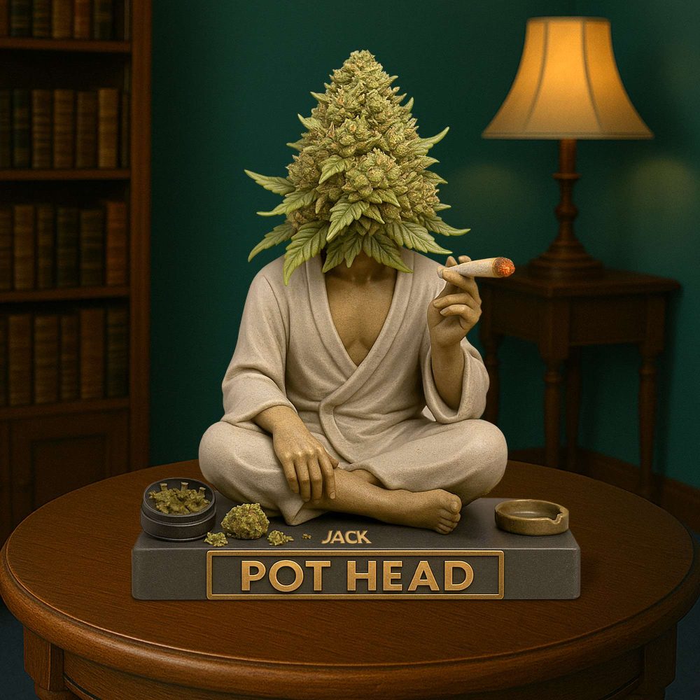 Pot Human Head Acrylic Plaque Personalized Gifts For Stoners 01Totn040625 - Image 3