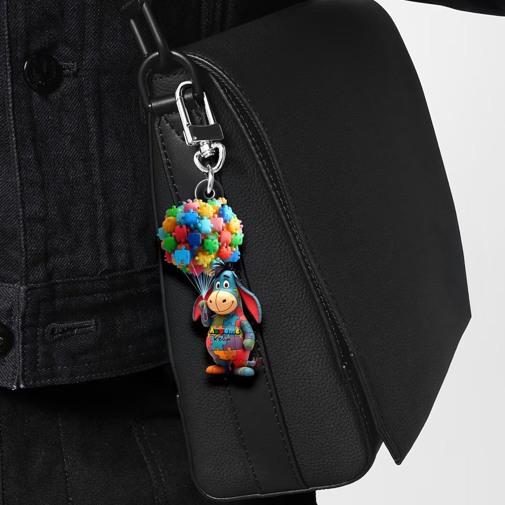 Autism Kid Keychain - Gift For Autism Awareness 03Qhlu250325 - Image 3