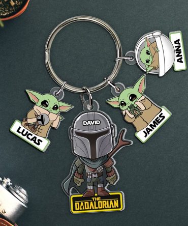 Personalized Gifts For Dad Keychain With Charms 06Hutn130524