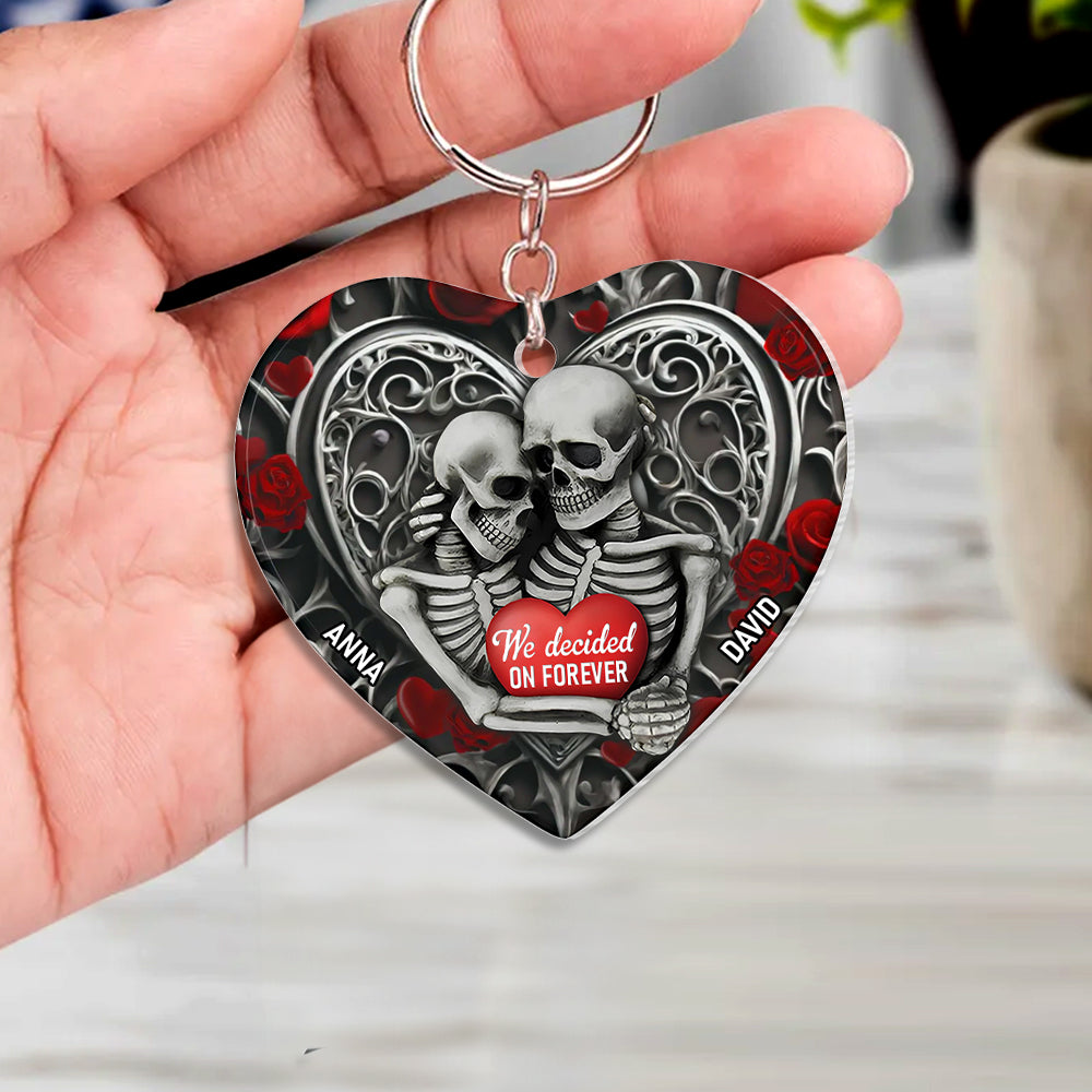 Personalized Gifts For Couple Keychain 02Ohtn251224 We Decided On Forever