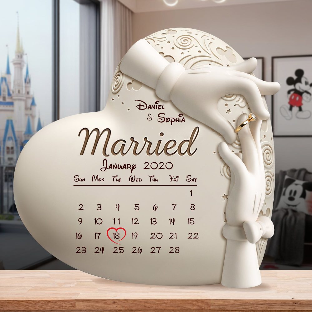 Married Couple Acrylic Plaque - Personalized Anniversary Gifts For Couples 07Ohlu190725 - Image 3