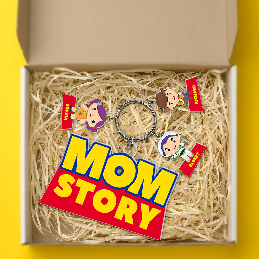 Mom Story Keychain - Personalized Christmas Gifts For Mom 01Kaqn260225 - Image 2